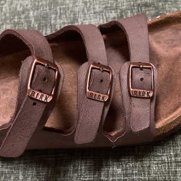 Birkenstock Florida Soft Footbed Natural Leather Oiled - Habana Size 8-8.5 EUC - Picture 6 of 11